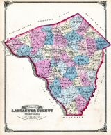 Lancaster County Map-1875, Lancaster County 1875